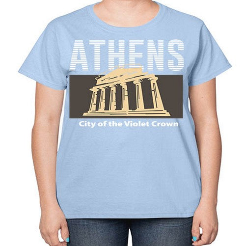 Athens 368# - cities-  Ladies T-Shirt