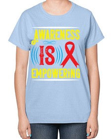 Awareness is empowering Style 6# - Self awareness-  Ladies T-Shirt