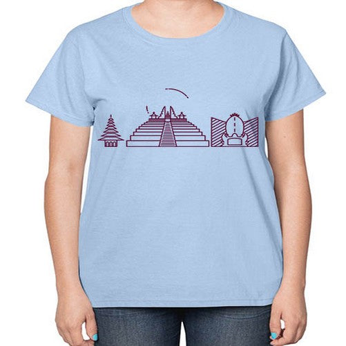 Bali 396# - cities-  Ladies T-Shirt