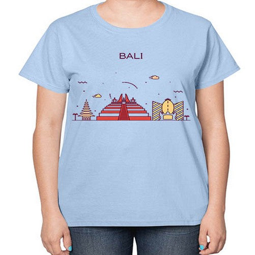 Bali 397# - cities-  Ladies T-Shirt