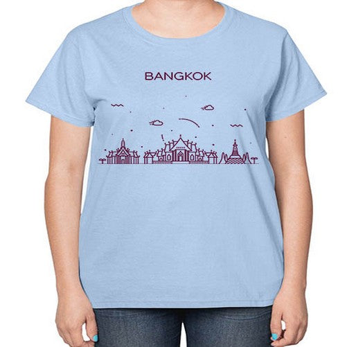 Bangkok 404# - cities-  Ladies T-Shirt