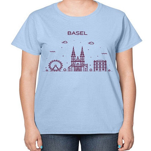 Basel 417# - cities-  Ladies T-Shirt