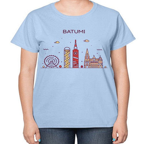 Batumi 422# - cities-  Ladies T-Shirt