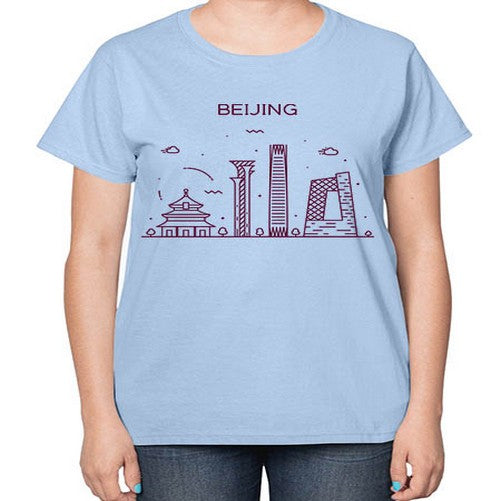 Beijing 425# - cities-  Ladies T-Shirt