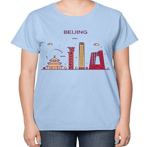 Beijing 428# - cities-  Ladies T-Shirt