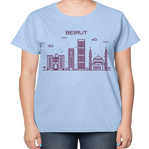 Beirut 430# - cities-  Ladies T-Shirt