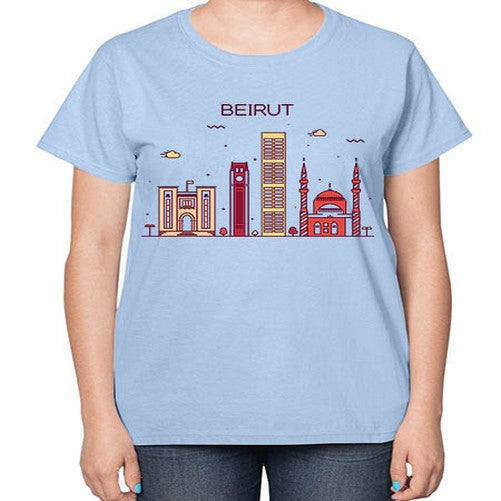 Beirut 432# - cities-  Ladies T-Shirt
