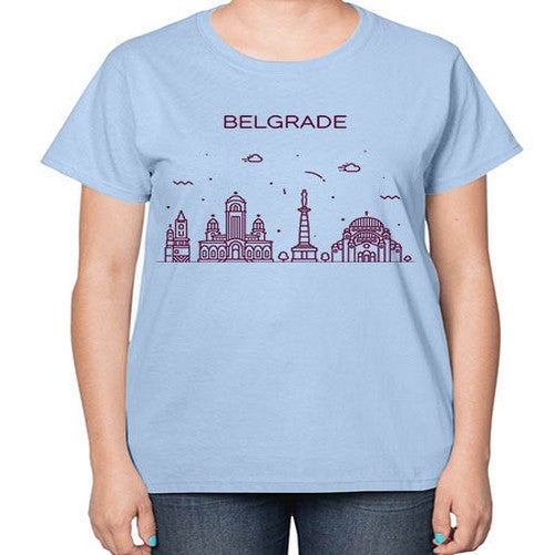 Belgrade 438# - cities-  Ladies T-Shirt