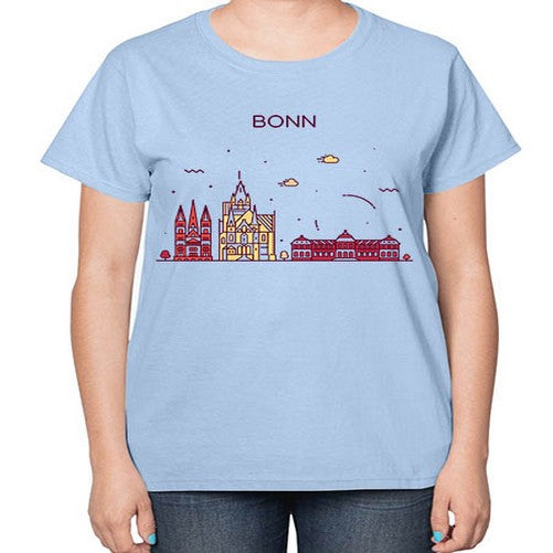 Bonn 474# - cities-  Ladies T-Shirt
