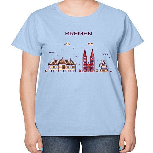 Bremen 493# - cities-  Ladies T-Shirt