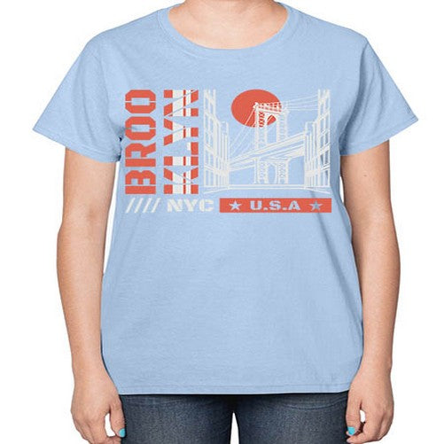 Brooklyn 499# - cities-  Ladies T-Shirt