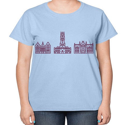 Bruges 501# - cities-  Ladies T-Shirt