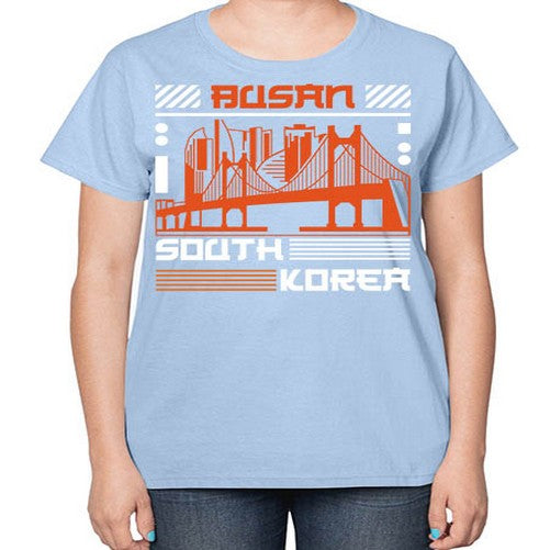 Busan 524# - cities-  Ladies T-Shirt