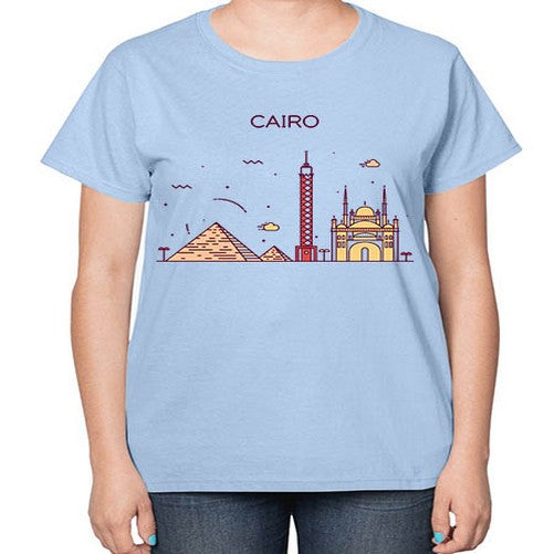 Cairo 529# - cities-  Ladies T-Shirt