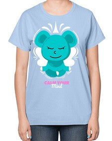 Calm Your Mind 189# - yoga-  Ladies T-Shirt