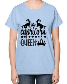 Capricorn queen 195# - capricorn-  Ladies T-Shirt