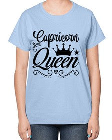 Capricorn queen 196# - capricorn-  Ladies T-Shirt