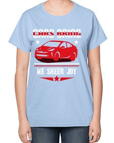 Cars bring me sheer joy 95# - car-  Ladies T-Shirt