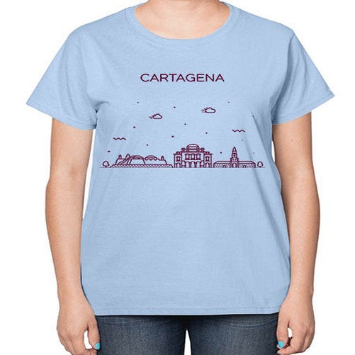 Cartagena 547# - cities-  Ladies T-Shirt