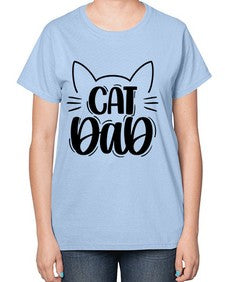 Cat Dad Style 81# - cats-  Ladies T-Shirt
