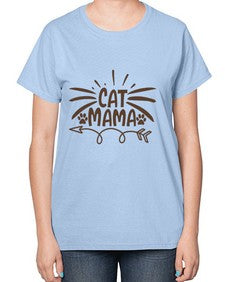 Cat Mama Style 5# - cats-  Ladies T-Shirt