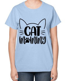 Cat Mommy Style 88# - cats-  Ladies T-Shirt