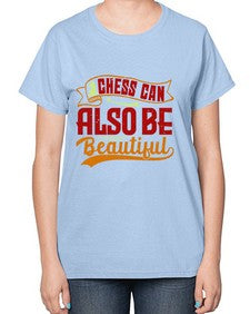 Chess can also be beautiful 65# - chess-  Ladies T-Shirt