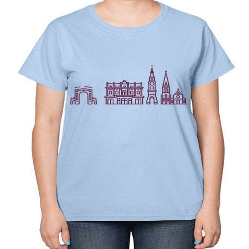 Christchurch 585# - cities-  Ladies T-Shirt