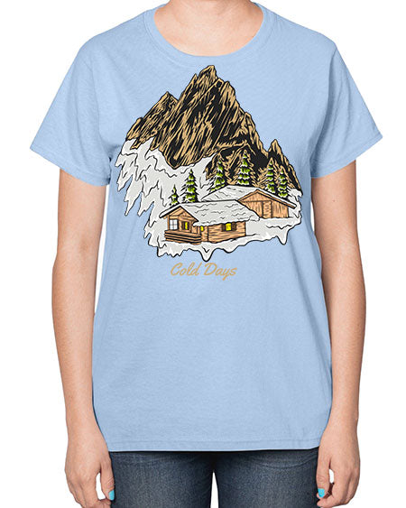 Cold Days 26# - nature-  Ladies T-Shirt