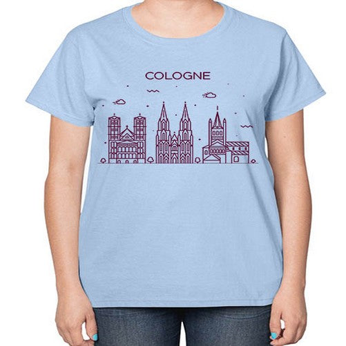 Cologne 593# - cities-  Ladies T-Shirt