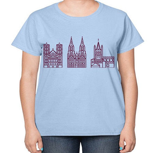 Cologne 594# - cities-  Ladies T-Shirt
