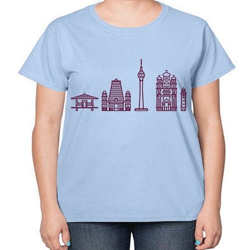 Colombo 598# - cities-  Ladies T-Shirt