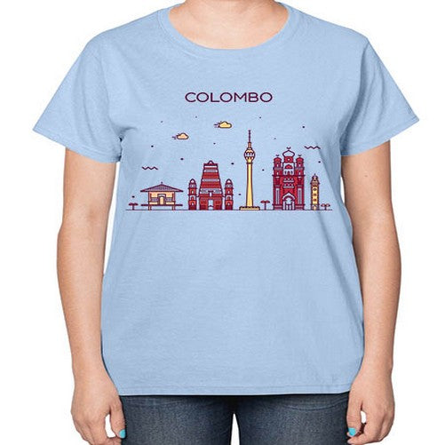 Colombo 599# - cities-  Ladies T-Shirt