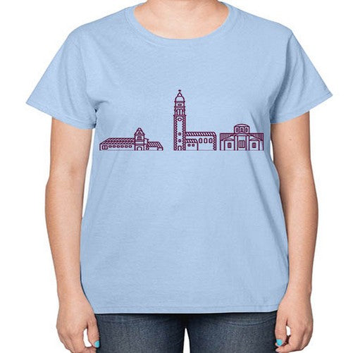 Corfu 628# - cities-  Ladies T-Shirt