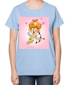 Cupid 80# - cartoon general-  Ladies T-Shirt