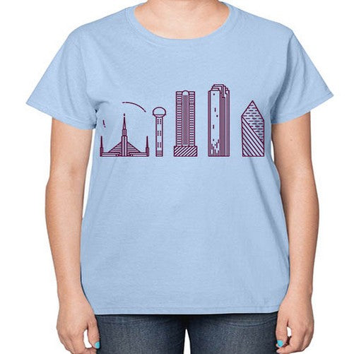 Dallas 644# - cities-  Ladies T-Shirt