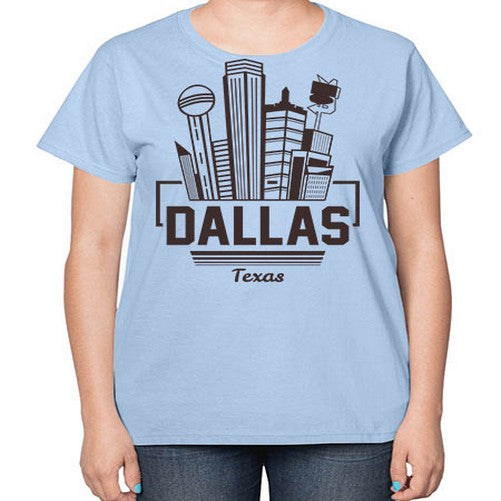 Dallas 645# - cities-  Ladies T-Shirt