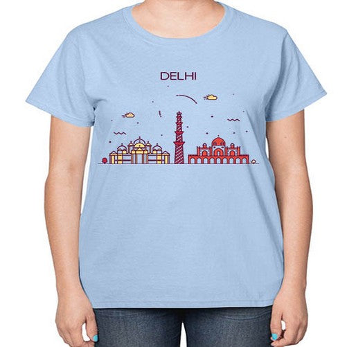Delhi 656# - cities-  Ladies T-Shirt