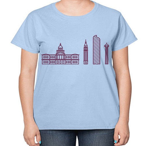 Denver 660# - cities-  Ladies T-Shirt