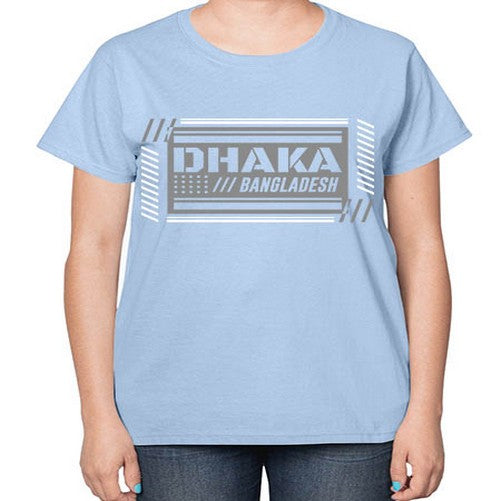 Dhaka 668# - cities-  Ladies T-Shirt