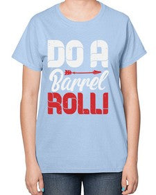 Do a barrel roll 4# - video games-  Ladies T-Shirt