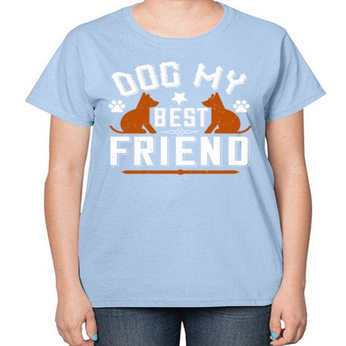 Dog My Best Friend Style 219# - dogs-  Ladies T-Shirt