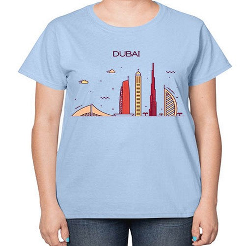 Dubai 688# - cities-  Ladies T-Shirt