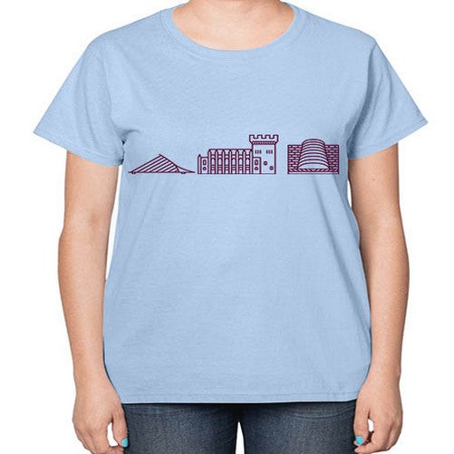 Dublin 692# - cities-  Ladies T-Shirt
