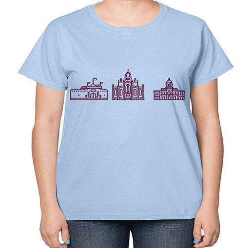 Edinburgh 702# - cities-  Ladies T-Shirt