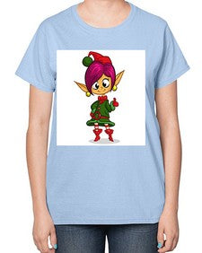 Elf 118# - cartoon general-  Ladies T-Shirt