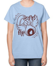 Fly 125# - cartoon general-  Ladies T-Shirt