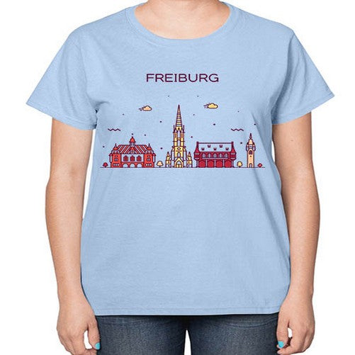 Freiburg 748# - cities-  Ladies T-Shirt