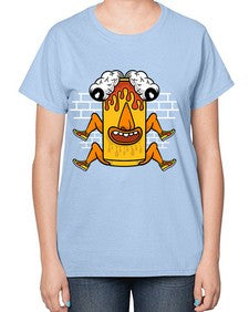 Fuck the weekend 128# - cartoon general-  Ladies T-Shirt