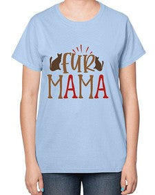 Fur Mama Style 13# - cats-  Ladies T-Shirt